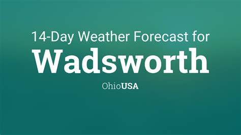 Wadsworth, OH Weather Forecast 